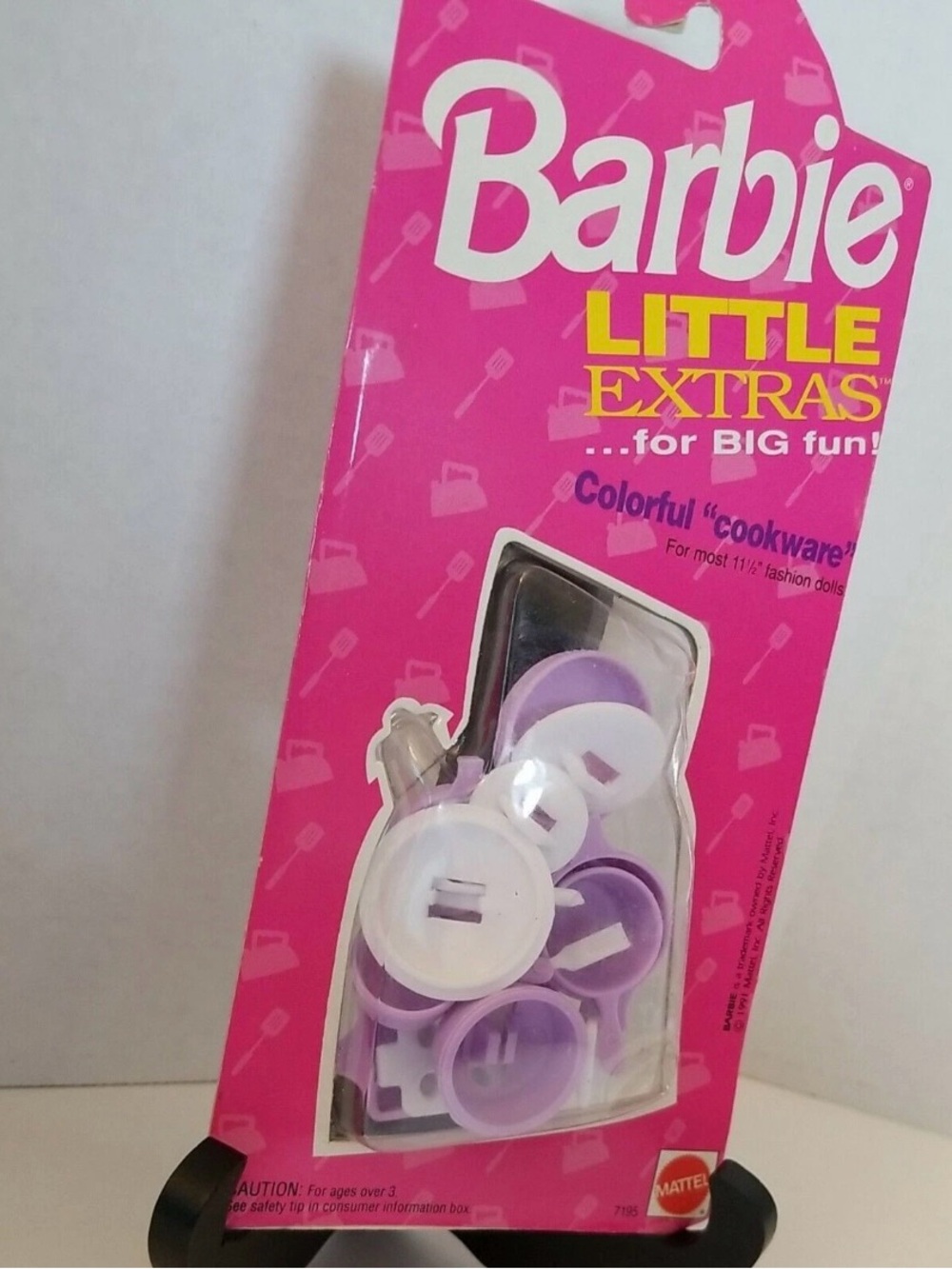 Mattel Barbie Little Extras Colorful Cookware Play Pack Vintage 1991 New